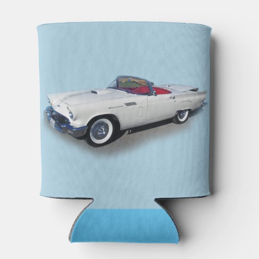 Rafraîchisseur Pour Canette 1957 blanc convertibale peut refroidir (Dos)