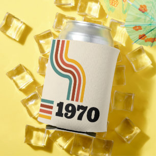 Rafraîchisseur Pour Canette 1970 Anniversaire ou Réunion du Poster vintage rét