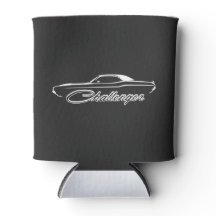 1970 Challenger silhouette fantôme noir