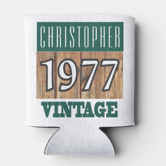 Rafraîchisseur Pour Canette 1977 L'année de naissance peut refroidir (Dos)