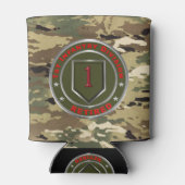 Rafraîchisseur Pour Canette 1re Division d'infanterie Retraitée (Dos)