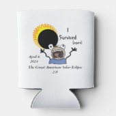 Rafraîchisseur Pour Canette 2024 Solar Eclipse Survival (Dos)