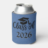 Rafraîchisseur Pour Canette 2026 Class Graduation Cooler (Can devant)
