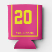 Rafraîchisseur Pour Canette 20 Fuchsia Pink Yellow Horse Couverture de selle p (Dos)