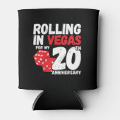 Rafraîchisseur Pour Canette 20e Anniversary Married 20 ans (Devant)