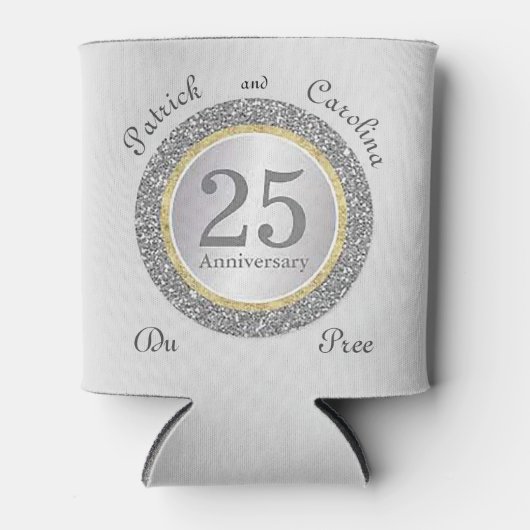 Rafraîchisseur Pour Canette 25e anniversaire Can Cooler (Devant)