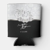 Rafraîchisseur Pour Canette 25e anniversaire du Mariage d'argent | Modèle Dama (Devant)