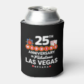 Rafraîchisseur Pour Canette 25e Wedding Anniversary Couples Las Vegas Trip (Can devant)