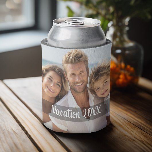 Rafraîchisseur Pour Canette 2 Photos avec votre propre mème Conversation Snap