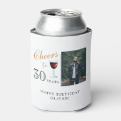Rafraîchisseur Pour Canette 30 ans Vin rouge 30e anniversaire Photo (Can devant)