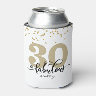 Rafraîchisseur Pour Canette 30 et fabuleux Anniversaire Can Cooler