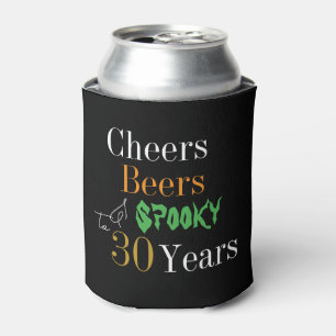 Rafraîchisseur Pour Canette 30e anniversaire Halloween Éffrayant Cheers Bières