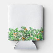 Rafraîchisseur Pour Canette 35e anniversaire Holly Décembre Fleur de naissance (Dos)