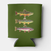 Rafraîchisseur Pour Canette 3 Belle truite, Pêche à la mouche, Pêche à la lign (Devant)