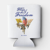 Rafraîchisseur Pour Canette 3 Flags of Freedom (Dos)