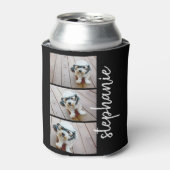 Rafraîchisseur Pour Canette 3 Photos tendance noir & blanc nom de script moder (Can devant)