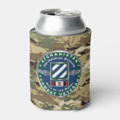 Rafraîchisseur Pour Canette 3e division d'infanterie Afghanistan vétéran (Can devant)