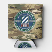 Rafraîchisseur Pour Canette 3e division d'infanterie Afghanistan vétéran (Devant)