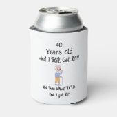 Rafraîchisseur Pour Canette 40 Ans et il l'a toujours (Can Dos)
