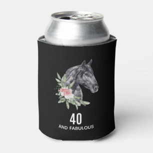 Rafraîchisseur Pour Canette 40 et fabuleuse tête de cheval noir