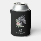 Rafraîchisseur Pour Canette 40 et fabuleuse tête de cheval noir (Can Dos)