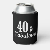 Rafraîchisseur Pour Canette 40e anniversaire 40 et fabuleux (Can Dos)