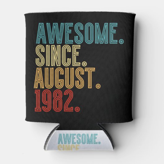 Rafraîchisseur Pour Canette 40th Birthday (Devant)