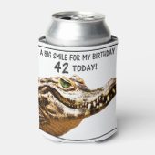 Rafraîchisseur Pour Canette 42e anniversaire Alligator Smile (Can devant)