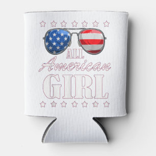 Rafraîchisseur Pour Canette 4 juillet America Independence Day Patriot USA Fem