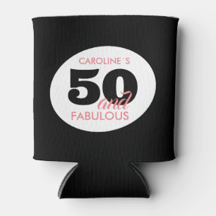 Rafraîchisseur Pour Canette 50 ans et Fabuleux Anniversaire Personnalisé de Ci