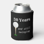 Rafraîchisseur Pour Canette 50 ans et toujours balançoire balle de golf (Can devant)