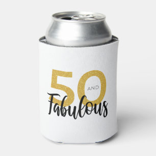 Rafraîchisseur Pour Canette 50 et Fab 50e fête d'anniversaire Personnalisé