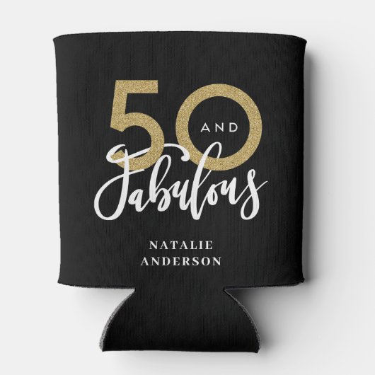 Rafraîchisseur Pour Canette 50 et fabuleuse fête de l'or (Dos)