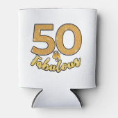 Rafraîchisseur Pour Canette 50 et Fabuleux 50e anniversaire (Devant)