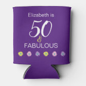 Rafraîchisseur Pour Canette 50 et fabuleux avec marguerites (Devant)