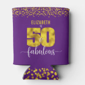 Rafraîchisseur Pour Canette 50 et fabuleux dots de parties scintillant en or v (Dos)