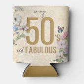 Rafraîchisseur Pour Canette 50 et Fleur sauvage fabuleux (Devant)