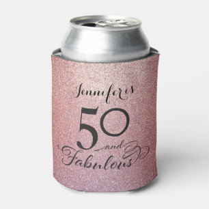 Rafraîchisseur Pour Canette 50 et Parties scintillant fabuleuse Anniversaire C