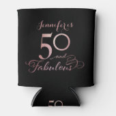 Rafraîchisseur Pour Canette 50 Fabuleux anniversaire (Devant)