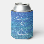 Rafraîchisseur Pour Canette 50 Fabuleux Anniversaire Plage Océan Bleu Eau Arts (Can Dos)