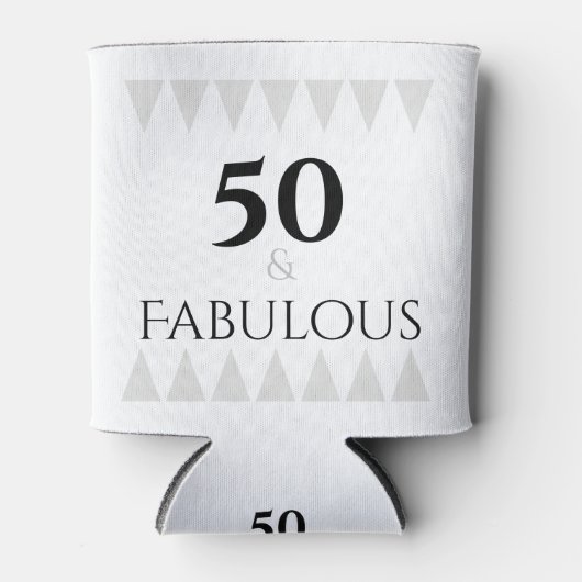 Rafraîchisseur Pour Canette 50 & Fabuleux style Silver Black (Devant)