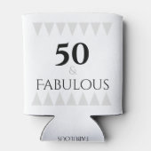 Rafraîchisseur Pour Canette 50 & Fabuleux style Silver Black (Dos)
