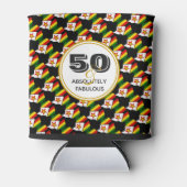 Rafraîchisseur Pour Canette 50 Fabuleux ZIMBABWE Ecriture Monogramme Noir (Devant)