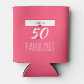 Rafraîchisseur Pour Canette 50e anniversaire Cuisseuses personnalisées (Devant)