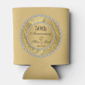 Rafraîchisseur Pour Canette 50e anniversaire du Mariage Diamonds and Gold (Dos)