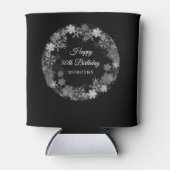 Rafraîchisseur Pour Canette 50e fête d'anniversaire Wonderland d'hiver (Devant)