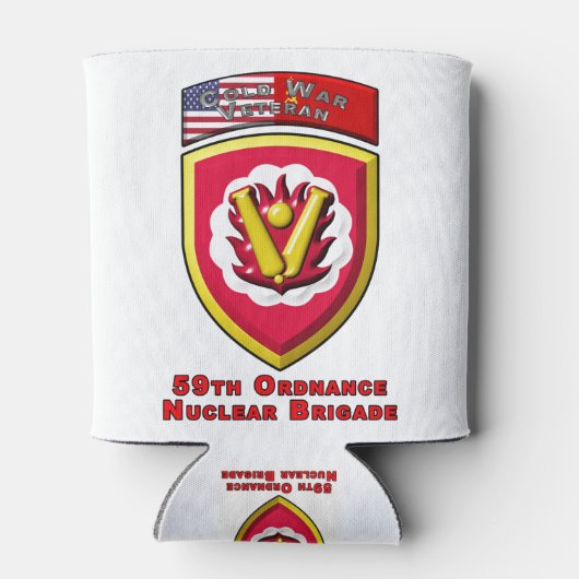 Rafraîchisseur Pour Canette 59e brigade nucléaire (Dos)