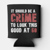 Rafraîchisseur Pour Canette 60 Ans Amusant 60e Anniversaire Distressé (Dos)