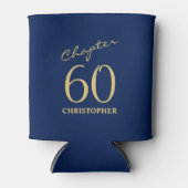 Rafraîchisseur Pour Canette 60e anniversaire Blue Gold (Devant)