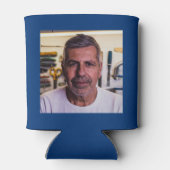 Rafraîchisseur Pour Canette 70e anniversaire Modèle photo d'or bleu (Dos)